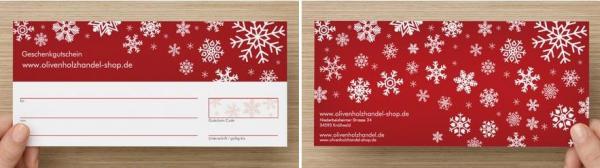 Olivenholz Geschenkgutschein Wert 75,00 Euro